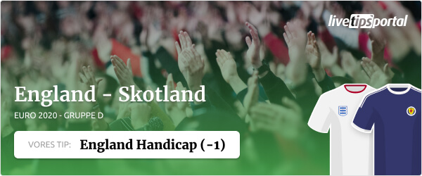 England versus Scotland EURO 2020 odds tip