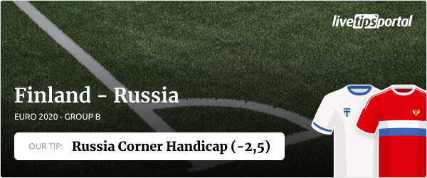 Finland vs Russia EURO 2020 betting tip