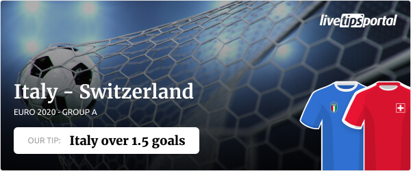 Italy vs Switzerland EURO 2020 betting tip