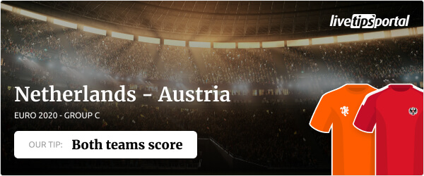 Netherlands vs Austria EURO 2020 betting tip