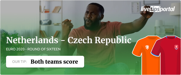 Netherlands vs Czech Republic EURO 2020 betting tip