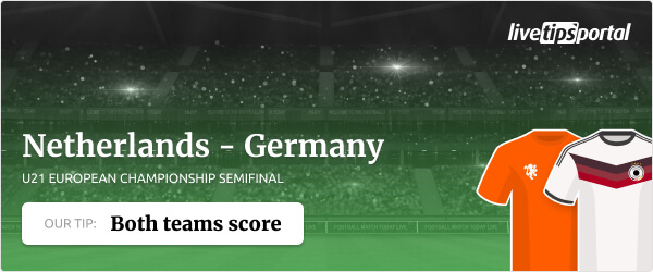 Netherlands vs Germany Under-21 European Championship Semifinal tip