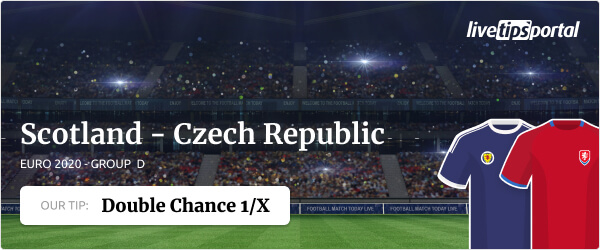 Scotland vs Czech Republick EURO 2020 betting tip