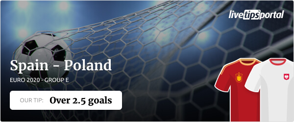 Spain vs. Poland EURO 2020 betting tip