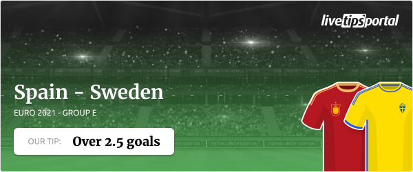 Spain vs Sweden EURO 2020 betting tip