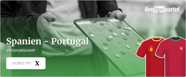 Spanien Portugal Venskabskamp odds tip