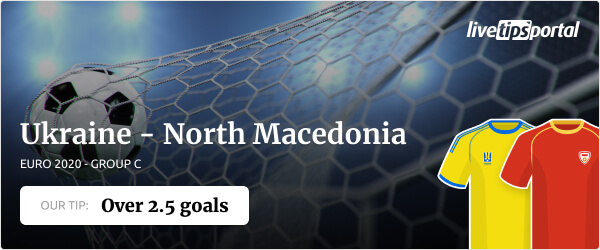 Ukraine vs North Macedonia EURO 2020 betting tip