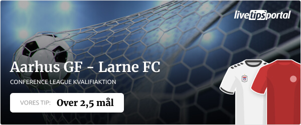Aarhus GF vs. Larne FC Conference League kvalifikation odds tip