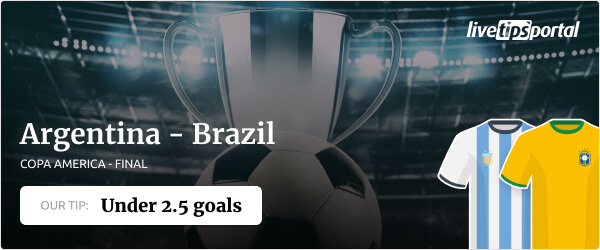 Copa America 2021 final tip Argentina vs Brazil