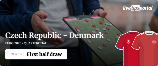 Czech Republic vs Denmark EURO 2020 betting tip
