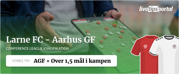 Larne FC vs. Aarhus GF odds tip