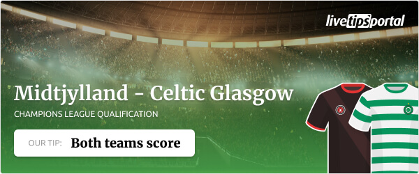 FC Midtjylland vs Celtic Glasgow Champions League qualification betting tip