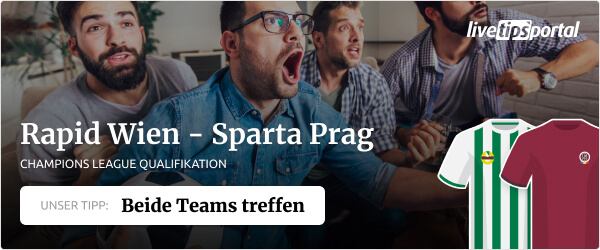 Rapid Wien vs. Sparta Prag CL Qualifikation Wett Tipp