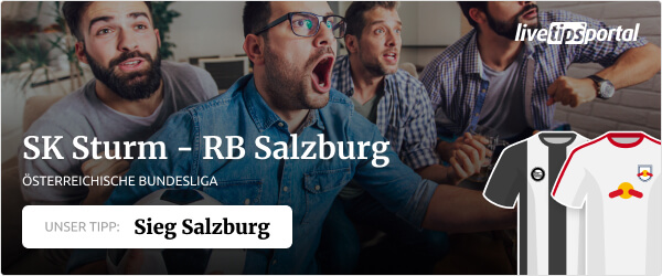 SK Sturm Graz - RB Salzburg Bundesliga Wett-Tipp