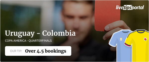 Uruguay vs Colombia Copa America 2021 betting tip