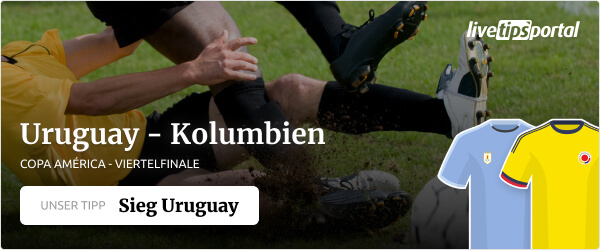 Uruguay gegen Kolumbien Copa America Wett Tipp