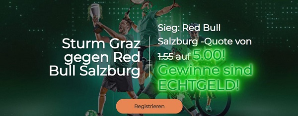 bundesliga sturm salzburg quotenboost mr green angebot wette quote