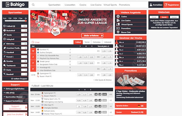 Bahigo Desktop Homepage