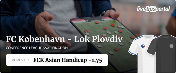 FCK versus Lok Plovdiv Conference League kvalifikation odds tip