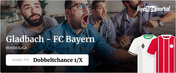 Gladbach versus FC Bayern Bundesliga odds tip