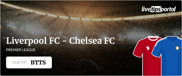 Premier League betting tip for Liverpool FC vs Chelsea FC