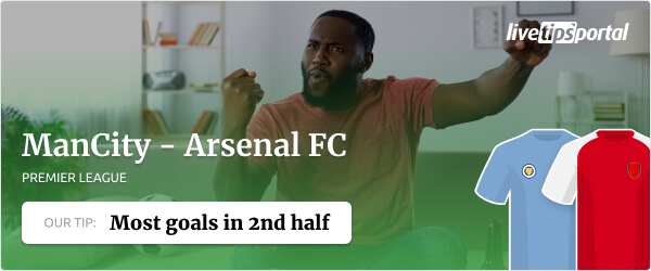 Premier League tip Manchester City vs Arsenal season 2021/22