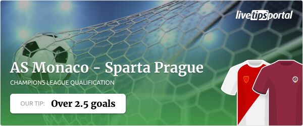 AS Monaco vs. Sparta Prague Champions League qualification betting tip