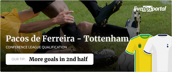 Pacos de Ferreira vs Tottenham Hotspur betting tip