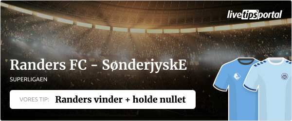 Randers versus SonderjyskE Superligaen betting tip