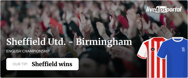 Sheffield vs Birmingham Championship betting tip