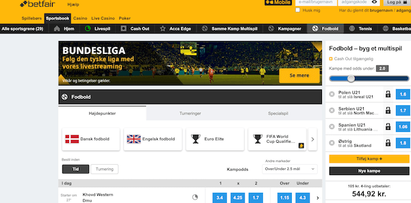 Betfair danmark betting anmeldelse