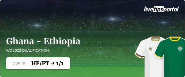 Ghana vs Ethiopia World Cup 2022 qualification tip