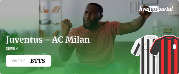 Juventus vs AC Milan betting tip Serie A season 2021/22