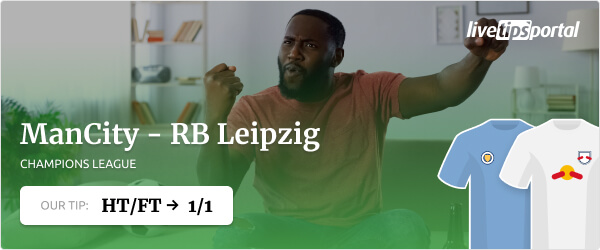 ManCity vs Leipzig Champions League betting tip 2021