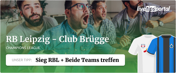 Champions League Tipp zum Gruppenspiel RB Leipzig - Club Brügge