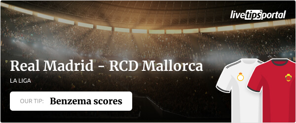 Real Madrid vs RCD Mallorca betting tip La Liga 2021