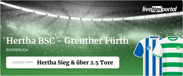 Wett Tipp Hertha Berlin Greuther Furth