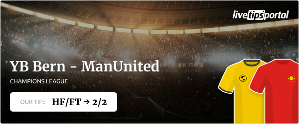 Young Boys Bern vs Manchester United Champions League betting tip