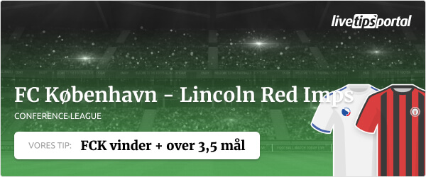 fc københavn lincoln conference league odds tip