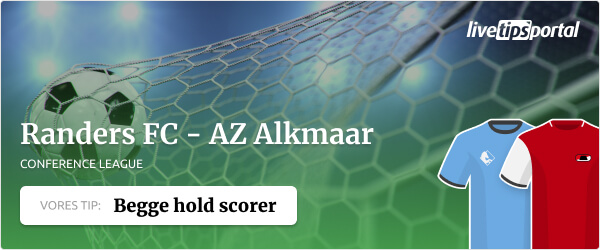Odds tip til Randers FC AZ Alkmaar