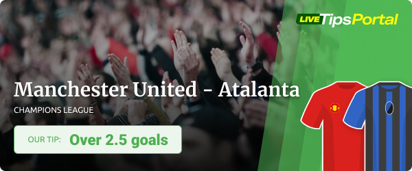 Manchester United vs Atalanta betting tip Champions League season 2021/22