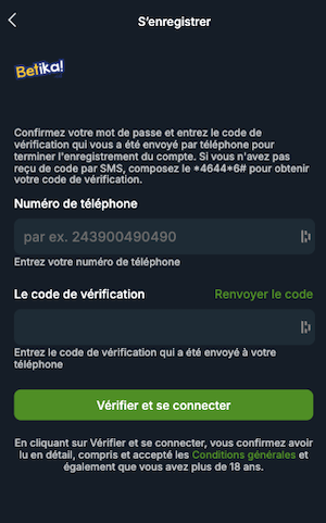 betika inscription confirmation
