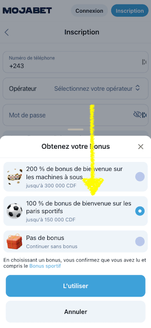 choisir bonus bet223 
