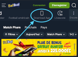 comment telecharger betika app