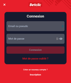 betclic connexion sur telephone