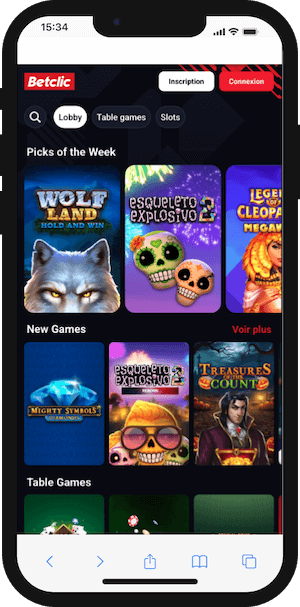 casino betclic sur smartphone