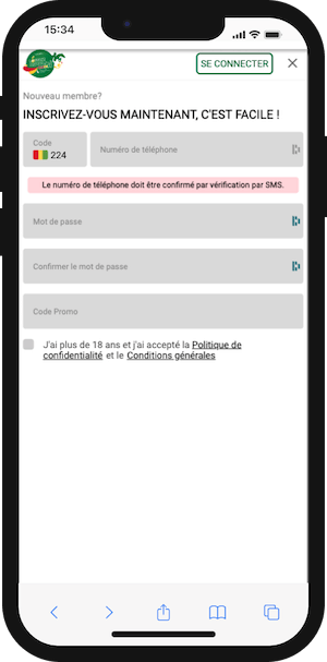 inscription lonaguibet