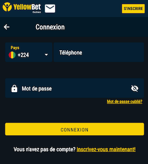 se connecter sur yellowbet