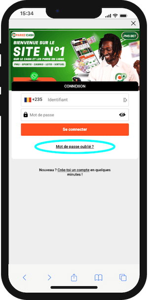 compte pariez cash connexion