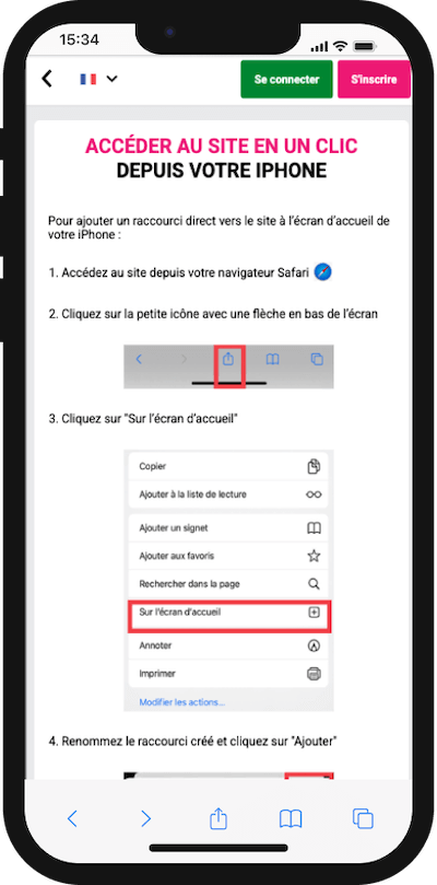 telecharger pmuc application ios